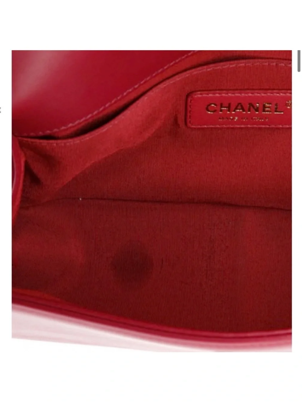 Chanel Boy Flap Bag in pink velvet with chevron quilting and gold-tone hardware.